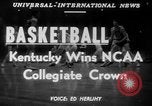 Image of basketball match Minneapolis Minnesota USA, 1951, second 3 stock footage video 65675045388