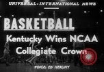Image of basketball match Minneapolis Minnesota USA, 1951, second 5 stock footage video 65675045388