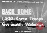 Standbild GIs zurück Seattle Washington USA, 1951, aus Sekunde 14 historischem Filmmaterial Videoclip 65675045394