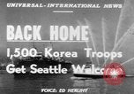 Standbild GIs zurück Seattle Washington USA, 1951, aus Sekunde 15 historischem Filmmaterial Videoclip 65675045394
