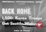 Standbild GIs zurück Seattle Washington USA, 1951, aus Sekunde 16 historischem Filmmaterial Videoclip 65675045394