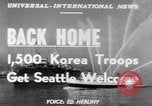Standbild GIs zurück Seattle Washington USA, 1951, aus Sekunde 17 historischem Filmmaterial Videoclip 65675045394