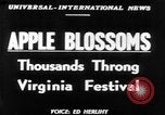 Standbild vierundzwanzigste Shenandoah Apple Festival Winchester Virginia USA, 1951, aus Sekunde 1 historischem Filmmaterial Videoclip 65675045397
