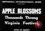 Standbild vierundzwanzigste Shenandoah Apple Festival Winchester Virginia USA, 1951, aus Sekunde 4 historischem Filmmaterial Videoclip 65675045397