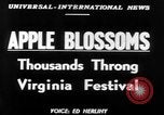 Standbild vierundzwanzigste Shenandoah Apple Festival Winchester Virginia USA, 1951, aus Sekunde 5 historischem Filmmaterial Videoclip 65675045397