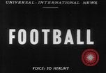 Standbild Fußballspiel United States USA, 1952, aus Sekunde 1 historischem Filmmaterial Videoclip 65675045409
