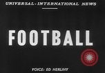 Standbild Fußballspiel United States USA, 1952, aus Sekunde 3 historischem Filmmaterial Videoclip 65675045409