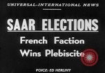 Image of elections Saarland Germany, 1952, second 15 stock footage video 65675045411