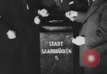 Image of elections Saarland Germany, 1952, second 59 stock footage video 65675045411