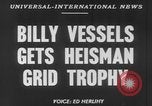 Image of Billy Vessels United States USA, 1952, second 5 stock footage video 65675045419