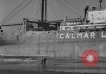 Image of The SS Yorkmar aground on beach Grays Harbor Washington USA, 1952, second 9 stock footage video 65675045422