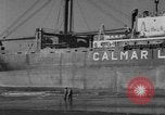Image of The SS Yorkmar aground on beach Grays Harbor Washington USA, 1952, second 10 stock footage video 65675045422