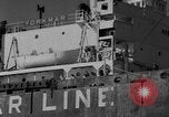Image of The SS Yorkmar aground on beach Grays Harbor Washington USA, 1952, second 13 stock footage video 65675045422