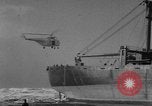 Image of The SS Yorkmar aground on beach Grays Harbor Washington USA, 1952, second 17 stock footage video 65675045422