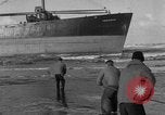 Image of The SS Yorkmar aground on beach Grays Harbor Washington USA, 1952, second 26 stock footage video 65675045422