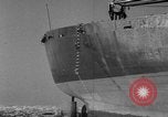 Image of The SS Yorkmar aground on beach Grays Harbor Washington USA, 1952, second 28 stock footage video 65675045422