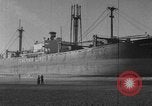 Image of The SS Yorkmar aground on beach Grays Harbor Washington USA, 1952, second 34 stock footage video 65675045422
