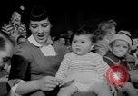 Image of Christmas greeting recorded for American soldiers overseas California United States USA, 1952, second 9 stock footage video 65675045424