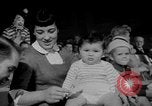 Image of Christmas greeting recorded for American soldiers overseas California United States USA, 1952, second 10 stock footage video 65675045424