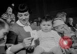 Image of Christmas greeting recorded for American soldiers overseas California United States USA, 1952, second 11 stock footage video 65675045424