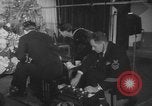 Image of Christmas greeting recorded for American soldiers overseas California United States USA, 1952, second 30 stock footage video 65675045424