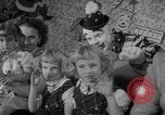 Image of Christmas greeting recorded for American soldiers overseas California United States USA, 1952, second 36 stock footage video 65675045424