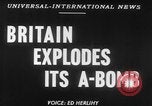 Image essai de bombe atomique Monte Bello Australie, 1952, de la seconde 5 séquences d'archives historiques vidéo 65675045427