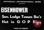 Immagine di Generale Eisenhower Washington DC USA, 1952, secondo 3 filmato di repertorio 65675045430