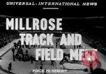 Image of 45th Millrose Games New York United States USA, 1952, second 4 stock footage video 65675045436