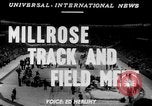 Image of 45th Millrose Games New York United States USA, 1952, second 6 stock footage video 65675045436
