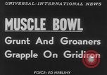 Standbild Tacoma Muskel Bowl Football Spiel Washington State United States USA, 1953, aus Sekunde 3 historischem Filmmaterial Videoclip 65675045451