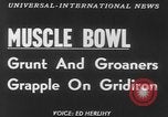 Standbild Tacoma Muskel Bowl Football Spiel Washington State United States USA, 1953, aus Sekunde 4 historischem Filmmaterial Videoclip 65675045451