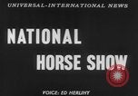 Image National Horse Show New York United States USA, 1953, de la seconde 4 séquences d'archives historiques vidéo 65675045459