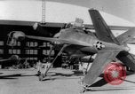 Standbild Marine Lockheed XFV experimentelle senkrechte Starts und Landungen (VTOL) Flugzeuge California United States USA, 1954, aus Sekunde 7 historischem Filmmaterial Videoclip 65675045461