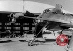 Standbild Marine Lockheed XFV experimentelle senkrechte Starts und Landungen (VTOL) Flugzeuge California United States USA, 1954, aus Sekunde 10 historischem Filmmaterial Videoclip 65675045461