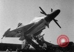 Standbild Marine Lockheed XFV experimentelle senkrechte Starts und Landungen (VTOL) Flugzeuge California United States USA, 1954, aus Sekunde 24 historischem Filmmaterial Videoclip 65675045461