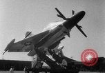 Standbild Marine Lockheed XFV experimentelle senkrechte Starts und Landungen (VTOL) Flugzeuge California United States USA, 1954, aus Sekunde 25 historischem Filmmaterial Videoclip 65675045461