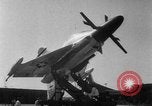Standbild Marine Lockheed XFV experimentelle senkrechte Starts und Landungen (VTOL) Flugzeuge California United States USA, 1954, aus Sekunde 26 historischem Filmmaterial Videoclip 65675045461