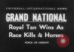 Image of Grand National Steeplechase United Kingdom, 1954, second 1 stock footage video 65675045473