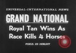 Image of Grand National Steeplechase United Kingdom, 1954, second 3 stock footage video 65675045473