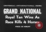 Image of Grand National Steeplechase United Kingdom, 1954, second 4 stock footage video 65675045473