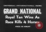 Image of Grand National Steeplechase United Kingdom, 1954, second 5 stock footage video 65675045473