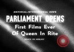 Image of Queen Elizabeth London England United Kingdom, 1955, second 1 stock footage video 65675045475