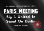 Standbild Außenminister Paris Frankreich, 1958, aus Sekunde 5 historischem Filmmaterial Videoclip 65675045479