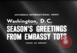 Standbild amerikanische Kinder Washington DC USA, 1958, aus Sekunde 1 historischem Filmmaterial Videoclip 65675045483