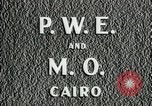 Immagine di British guerra politica Scuola Executive Il Cairo Egitto, 1944, secondo 18 filmato di repertorio 65675045519