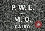 Immagine di British guerra politica Scuola Executive Il Cairo Egitto, 1944, secondo 19 filmato di repertorio 65675045519