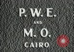 Immagine di British guerra politica Scuola Executive Il Cairo Egitto, 1944, secondo 20 filmato di repertorio 65675045519