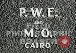 Immagine di British guerra politica Scuola Executive Il Cairo Egitto, 1944, secondo 22 filmato di repertorio 65675045519