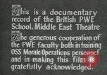 Immagine di British guerra politica Scuola Executive Il Cairo Egitto, 1944, secondo 39 filmato di repertorio 65675045519